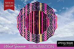 Glitter Texture Wind Spinner Sublimation PNG - Sparkle Round Product Image 1