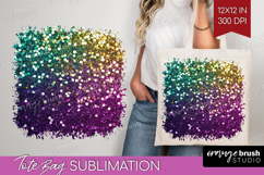 Glitter Texture Tote Bag - Sparkle Glitter Tote Bag PNG Product Image 1