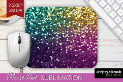 Glitter Texture Mouse Pad Sublimation - Sparkle Glitter PNG Product Image 1