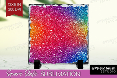 Glitter Texture Slate PNG - Sparkle Glitter Square Slate Product Image 1
