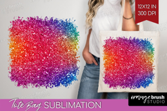 Glitter Texture Tote Bag - Sparkle Glitter Tote Bag PNG Product Image 1