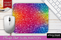 Glitter Texture Mouse Pad Sublimation - Sparkle Glitter PNG Product Image 1