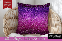 Glitter Texture Pillow Sublimation - Sparkle Glitter Pillow Product Image 1