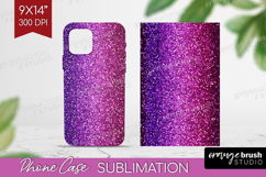 Glitter Texture Phone Case PNG - Sparkle Glitter Case PNG Product Image 1