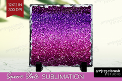 Glitter Texture Slate PNG - Sparkle Glitter Square Slate Product Image 1