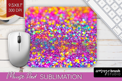 Glitter Texture Mouse Pad Sublimation - Sparkle Glitter PNG Product Image 1