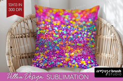 Glitter Texture Pillow Sublimation - Sparkle Glitter Pillow Product Image 1