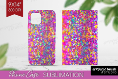 Glitter Texture Phone Case PNG - Sparkle Glitter Case PNG Product Image 1