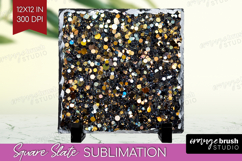 Glitter Texture Slate PNG - Sparkle Glitter Square Slate Product Image 1