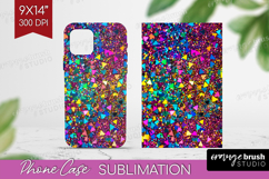 Glitter Texture Phone Case PNG - Sparkle Glitter Case PNG Product Image 1