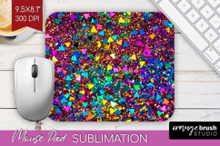 Glitter Texture Mouse Pad Sublimation - Sparkle Glitter PNG Product Image 1