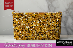 Glitter Texture Cosmetic Bag - Sparkle Glitter Makeup Bag Product Image 1