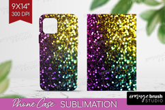 Glitter Texture Phone Case PNG - Sparkle Glitter Case PNG Product Image 1