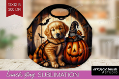 Golden Retriever Dog Lunch Bag Halloween Lunch Bug PNG Product Image 1