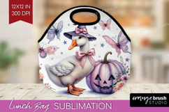 Goose Halloween Lunch Bag Coquette Lunch Bug PNG Sublimation Product Image 1