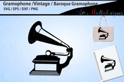 Gramophone silhouette Product Image 2