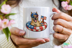 Patriotic Dog Collection PNG Product Image 4