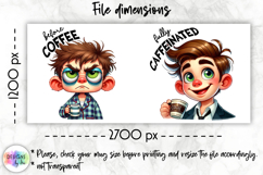 Sarcastic Coffee Mug Wrap | Both Side Funny Mug Wrap Product Image 2