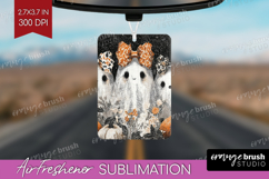 Cute Ghost Air Freshener PNG - Spooky Halloween PNG Product Image 1