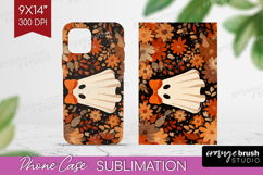 Cute Ghost Phone Case PNG - Spooky Halloween Case PNG Product Image 1