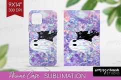 Cute Ghost Phone Case PNG - Spooky Halloween Case PNG Product Image 1