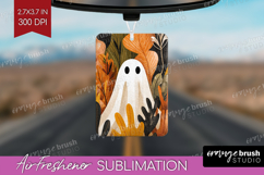 Cute Ghost Air Freshener PNG - Spooky Halloween PNG Product Image 1