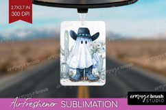 Cute Ghost Air Freshener PNG - Spooky Halloween PNG Product Image 1