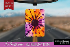 Halloween Air Freshener PNG - Tie Dye PNG Sublimation Product Image 1
