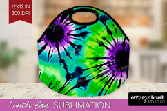 Halloween Lunch Bag - Tie Dye Lunch Bug PNG Sublimation Product Image 1