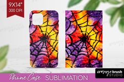 Halloween Phone Case PNG - Tie Dye Case PNG Sublimation Product Image 1