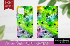 Halloween Phone Case PNG - Tie Dye Case PNG Sublimation Product Image 1