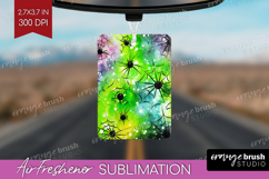 Halloween Air Freshener PNG - Tie Dye PNG Sublimation Product Image 1