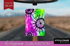 Halloween Air Freshener PNG - Tie Dye PNG Sublimation Product Image 1