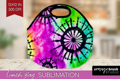 Halloween Lunch Bag - Tie Dye Lunch Bug PNG Sublimation Product Image 1