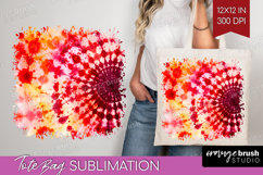 Halloween Tote Bag - Tie Dye Tote Bag PNG Sublimation Product Image 1