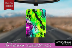 Halloween Air Freshener PNG - Tie Dye PNG Sublimation Product Image 1