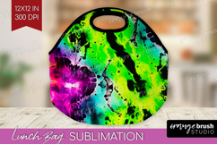 Halloween Lunch Bag - Tie Dye Lunch Bug PNG Sublimation Product Image 1