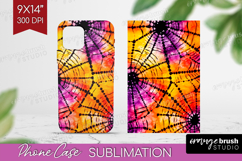 Halloween Phone Case PNG - Tie Dye Case PNG Sublimation Product Image 1
