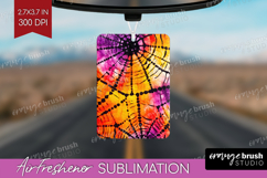 Halloween Air Freshener PNG - Tie Dye PNG Sublimation Product Image 1