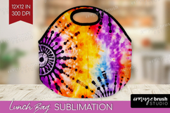 Halloween Lunch Bag - Tie Dye Lunch Bug PNG Sublimation Product Image 1