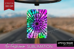 Halloween Air Freshener PNG - Tie Dye PNG Sublimation Product Image 1