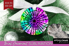 Halloween Ornament PNG - Tie Dye PNG Sublimation Product Image 1