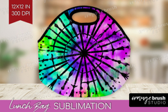 Halloween Lunch Bag - Tie Dye Lunch Bug PNG Sublimation Product Image 1