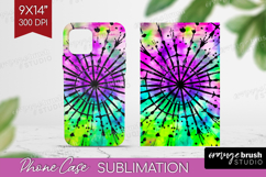 Halloween Phone Case PNG - Tie Dye Case PNG Sublimation Product Image 1
