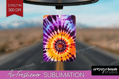 Halloween Air Freshener PNG - Tie Dye PNG Sublimation Product Image 1