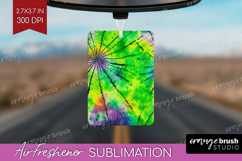 Halloween Air Freshener PNG - Tie Dye PNG Sublimation Product Image 1
