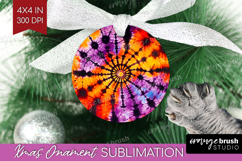 Halloween Ornament PNG - Tie Dye PNG Sublimation Product Image 1