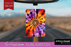 Halloween Air Freshener PNG - Tie Dye PNG Sublimation Product Image 1