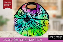 Halloween Lunch Bag - Tie Dye Lunch Bug PNG Sublimation Product Image 1