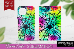 Halloween Phone Case PNG - Tie Dye Case PNG Sublimation Product Image 1